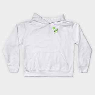 Minimalist Drinks Cocktails Capirinha Kids Hoodie